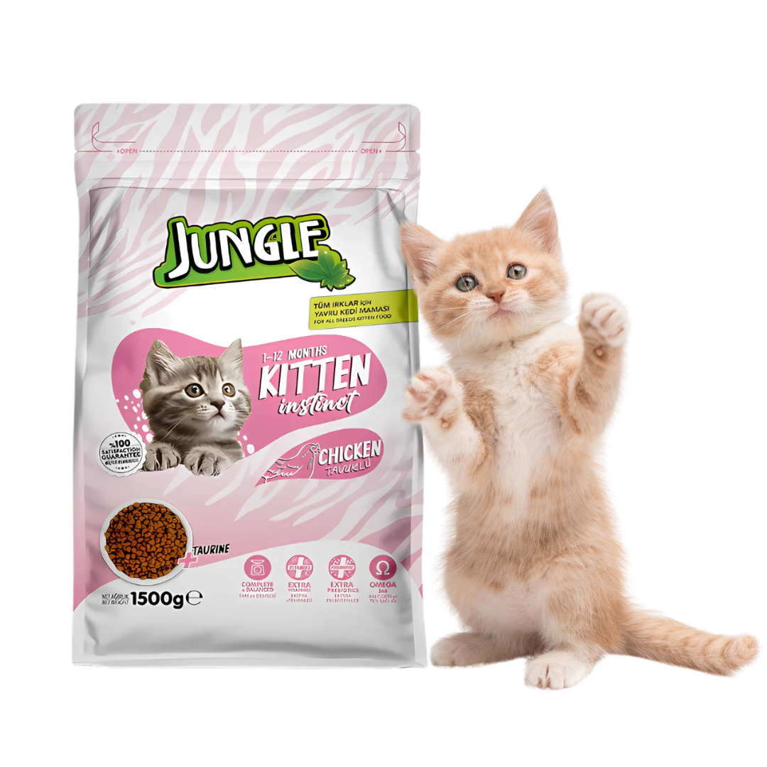 Jungle Chicken Kitten Cat Food -500g/1.5kg (Dry)