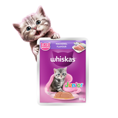 Whiskas Mackerel Flavor-80gram (Wet)