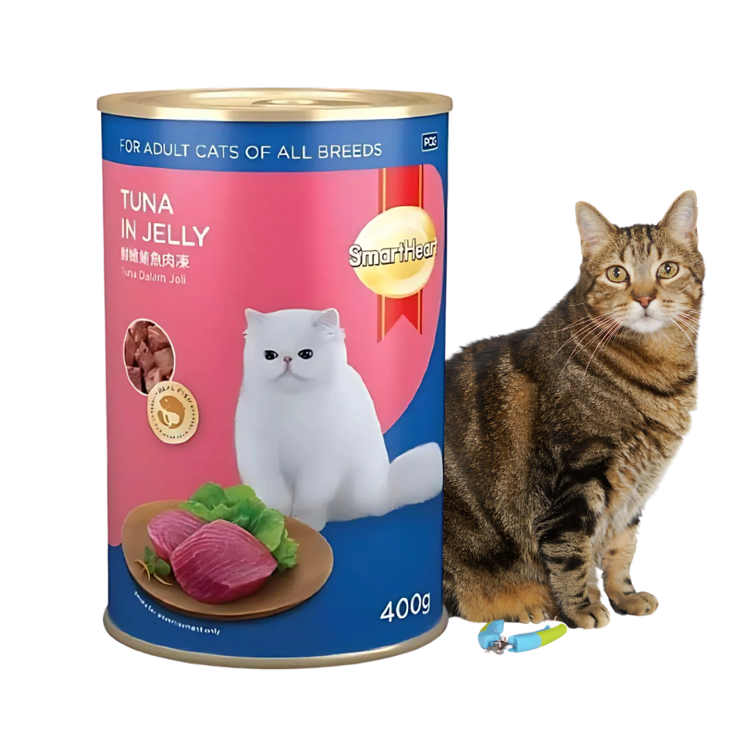 SmartHeart Tuna in Jelly Flavor-400g (Wet)