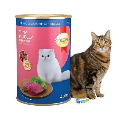 SmartHeart Tuna in Jelly Flavor-400g (Wet)