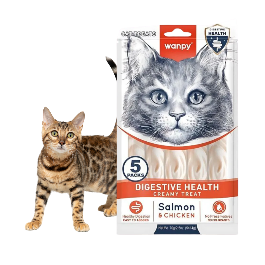 Wanpy Salmon & Chicken Flavor Treat (5*1pack)