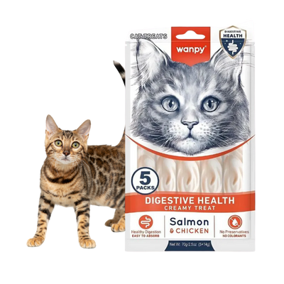 Wanpy Salmon & Chicken Flavor Treat (5*1pack)