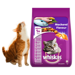 Whiskas Mackerel Flavour Adult-1.2kg/400gram (Dry)