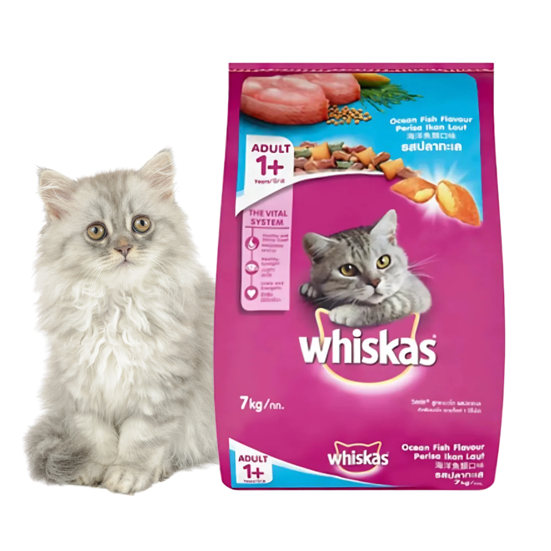 Whiskas Ocean Fish Flavor Adult-1.2kg/400gram (Dry)