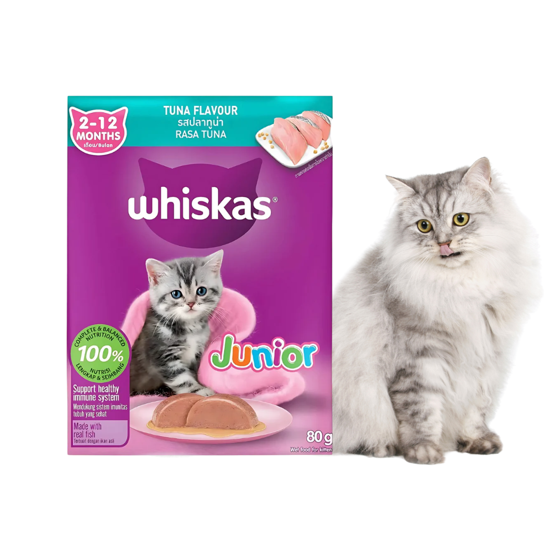 Whiskas Mackerel Flavor-80gram (Wet)