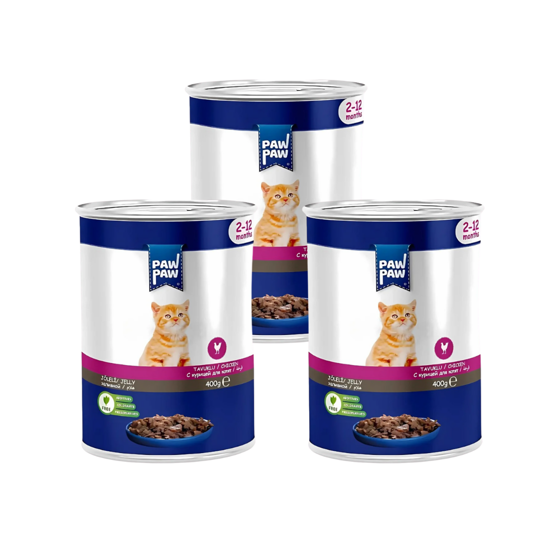 Paw Paw Kitten Chicken in Jelly Wet Food-400g