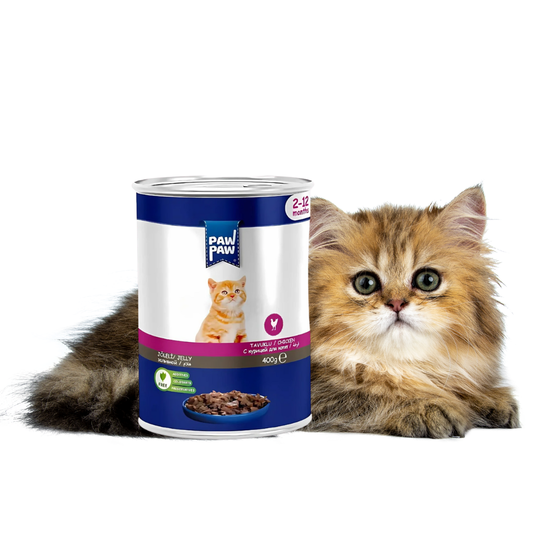 Paw Paw Kitten Chicken in Jelly Wet Food-400g