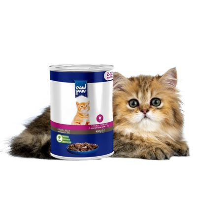 Paw Paw Kitten Chicken in Jelly Wet Food-400g