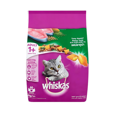 Whiskas Tuna Flavor for Adult-1.2kg/400gram (Dry)