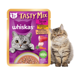 Whiskas Tuna Kanikama Carrots Flavor-80gram (Wet)