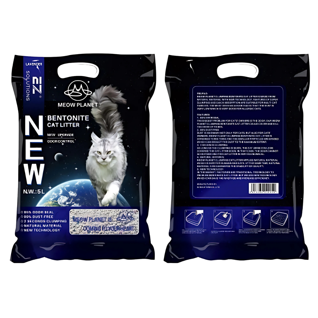 Meow Planet Bentonite Cat Litter-15L/10L/25L