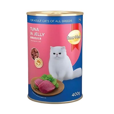 SmartHeart Tuna in Jelly Flavor-400g (Wet)