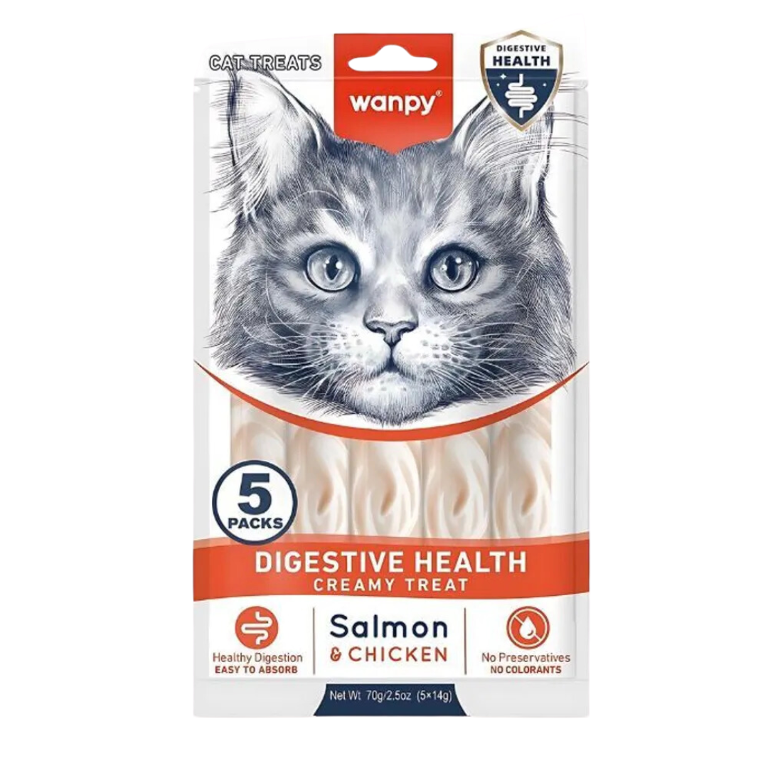 Wanpy Salmon & Chicken Flavor Treat (5*1pack)