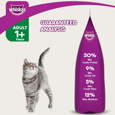 Whiskas Tuna Flavor for Adult-1.2kg/400gram (Dry)